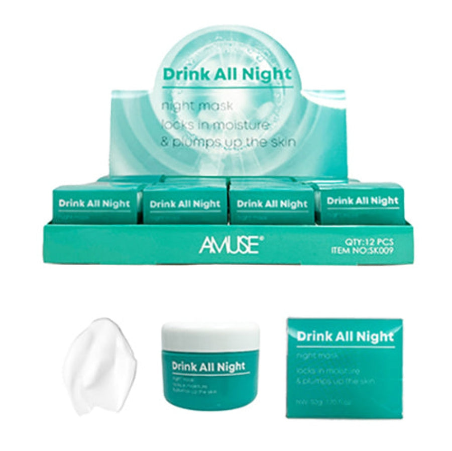 Amuse Drink All Night / Night Mask 12pc Display