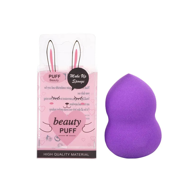 Beauty Sponge Geometric Purple Gourd Makeup Sponge