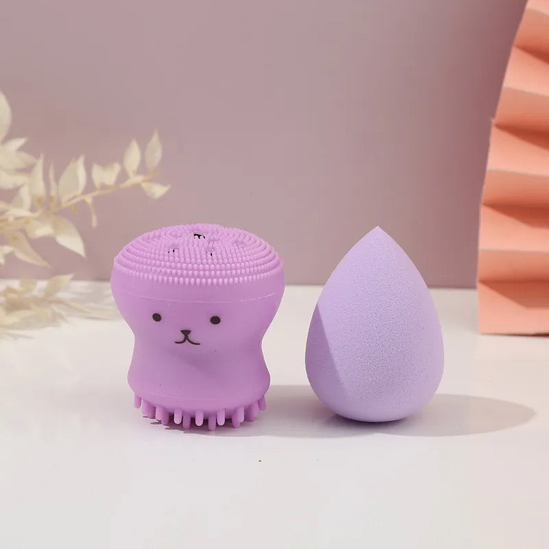Purple Cleaner/ Blender Sponge Set.