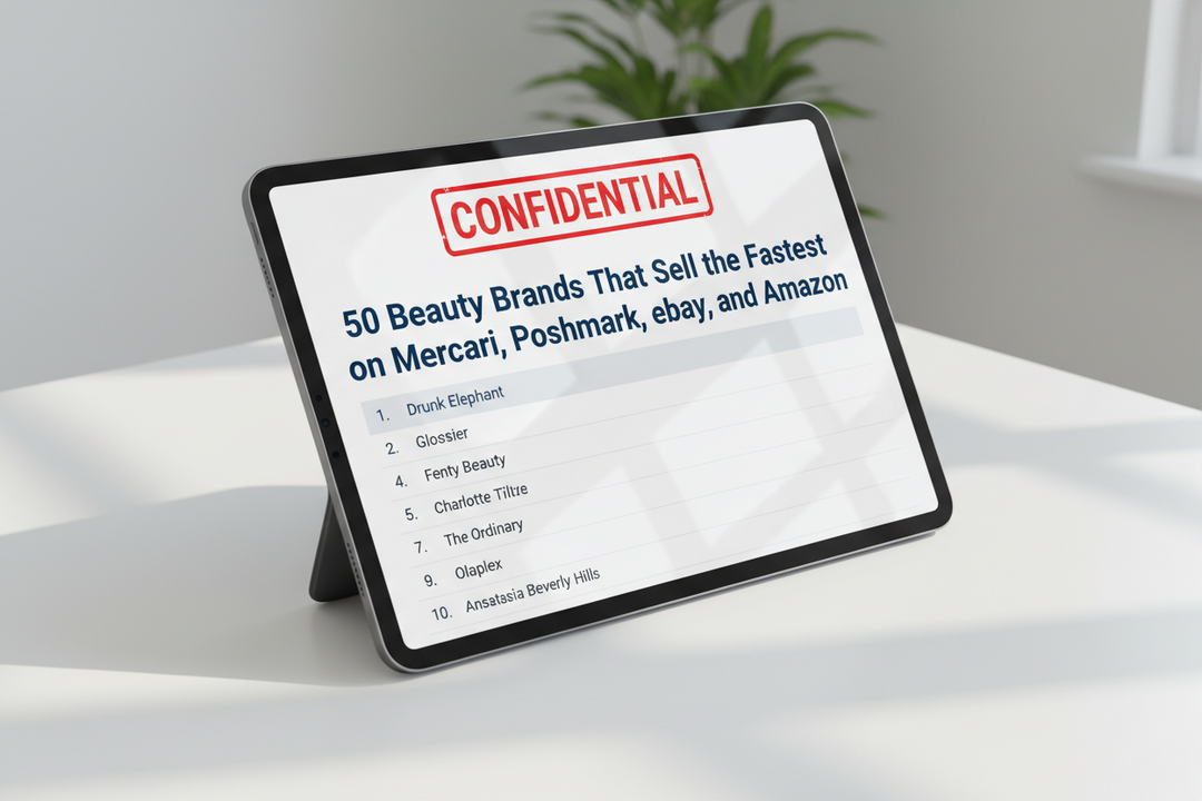 50 Beauty Brands That Sell the Fastest on Amazon, eBay, Poshmark, and Mercari