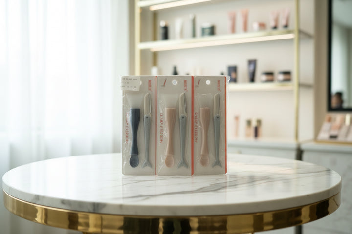 Hind Eyebrow Razor with Silicone Brush