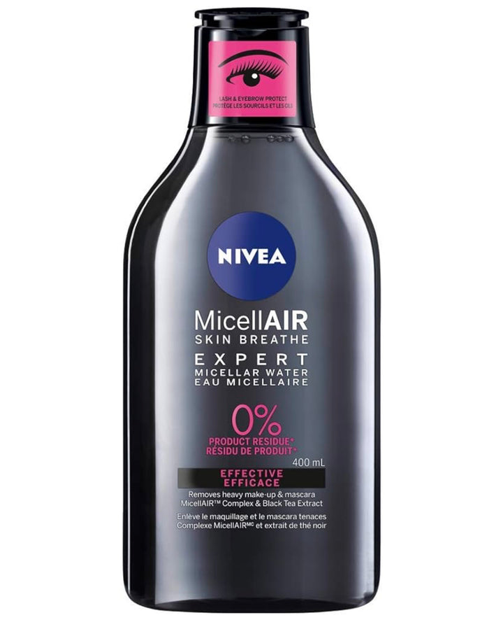 6- Full Bottles of Nivea MicellAIR Expert Micellar Water- 400 ml