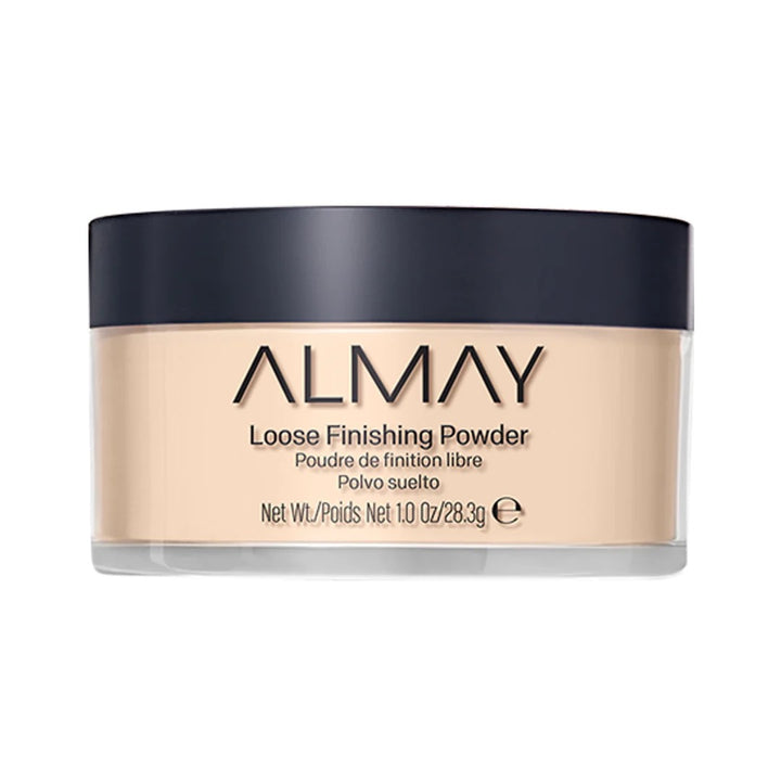 Almay Setting Powder, Face Makeup, Matte Loose Powder, Hypoallergenic, Cruelty Free, 100 Light, 1 Oz