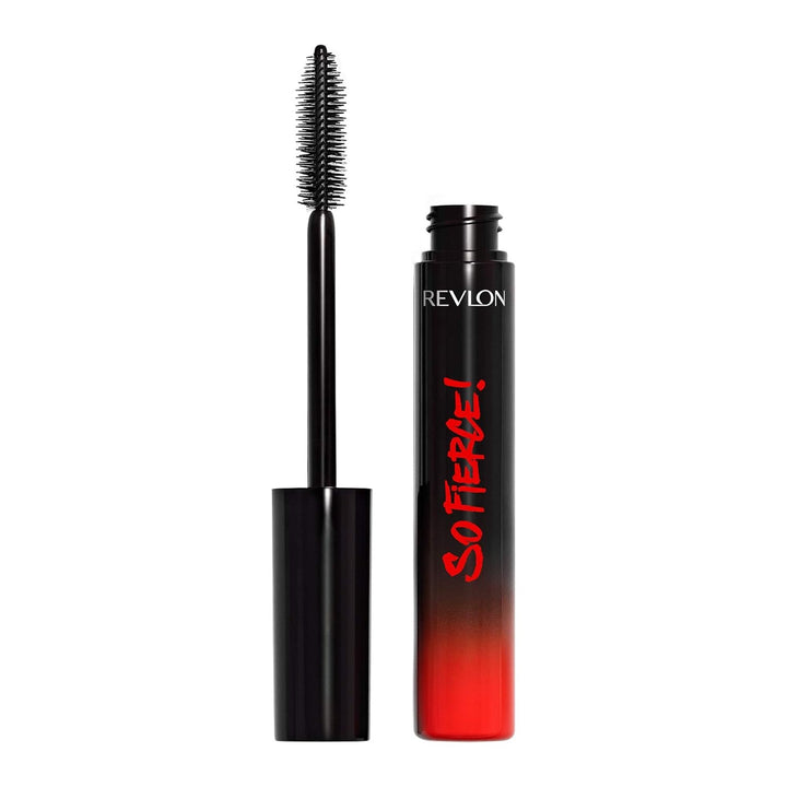 Revlon Mascara, So Fierce Eye Makeup, Lasts up to 24 Hours, No Clump, Smudge-Proof, Flake-Free, 702 Black, 0.25 fl oz