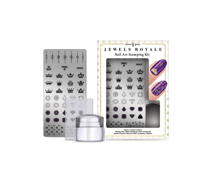 China Glaze Nail Art Stamping Kit – Jewels Royale