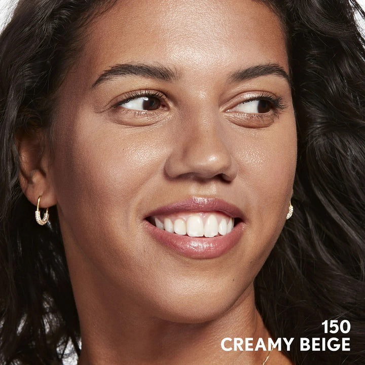 COVERGIRL Clean Invisible Liquid Foundation, 150 Creamy Beige, 1.0 fl oz