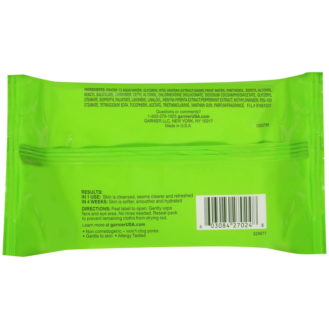 Garnier Active Makeup Remover Cleansing Towelettes 25-ct  (Normal Skin)