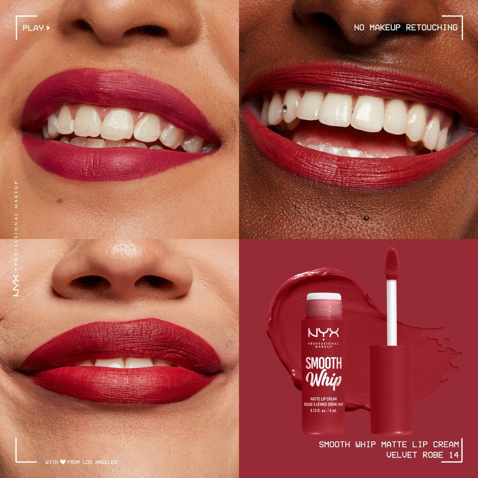 NYX Smooth Whip Lip Cream, Velvet Robe