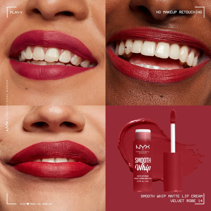 NYX Smooth Whip Lip Cream, Velvet Robe