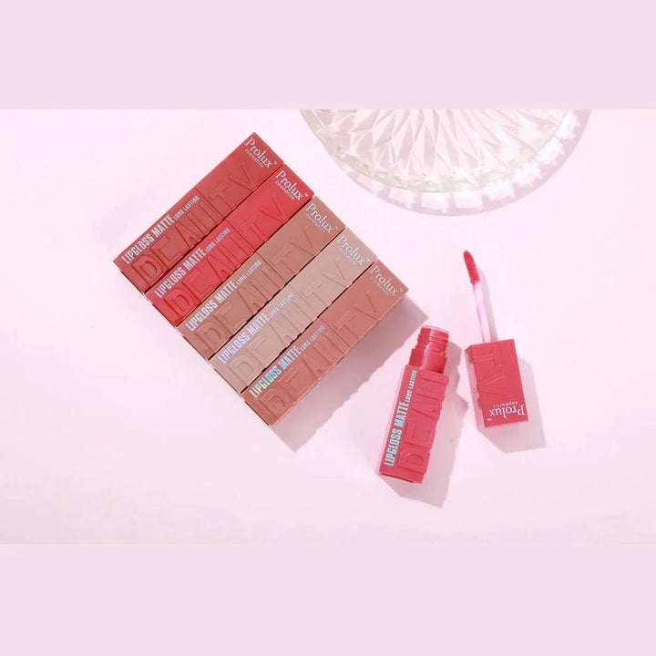 Prolux Lipgloss Matte Long Lasting - Wholesale Display 24 Units (K-418)